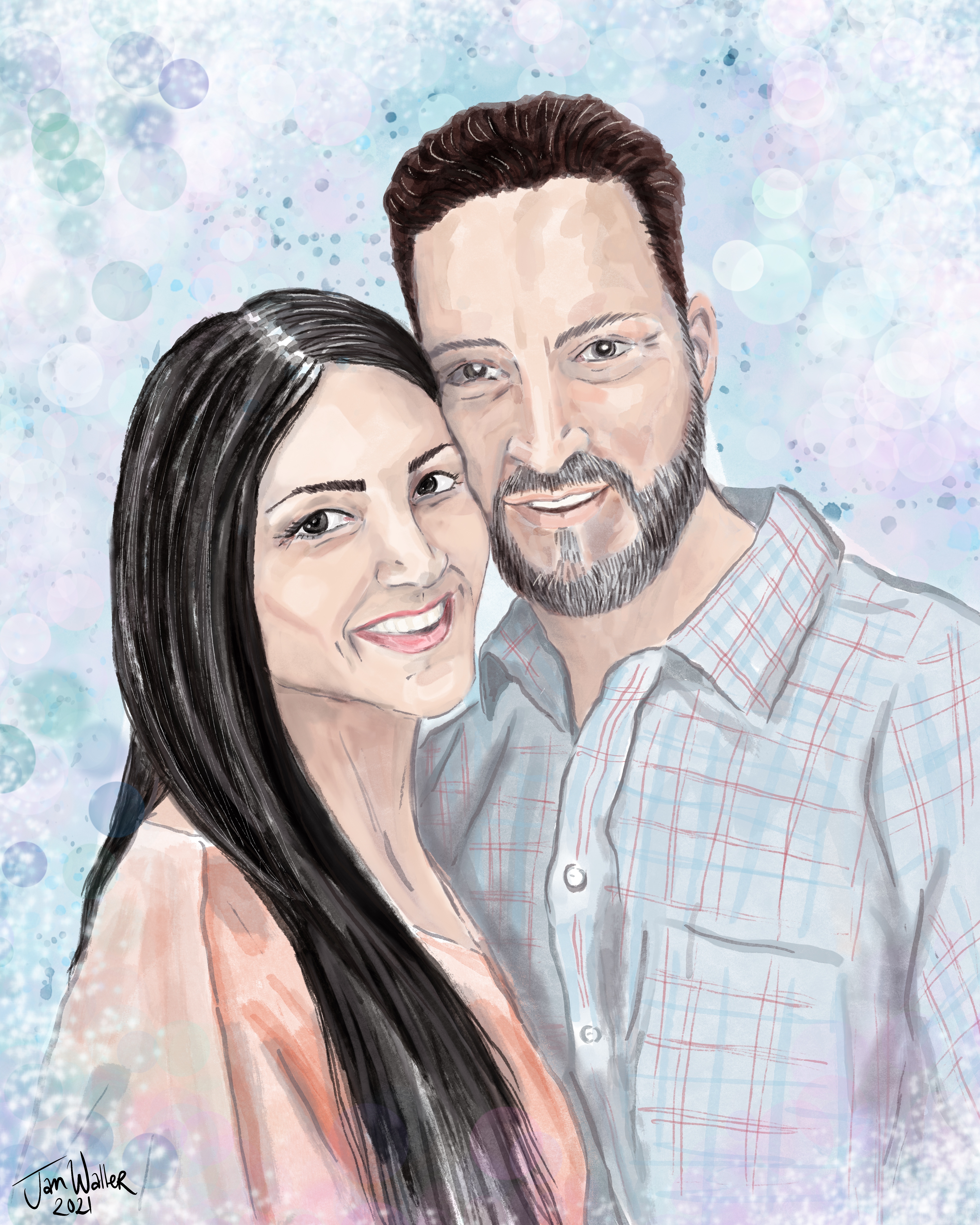 Celebrate your love or your union with a couple’s portrait. 